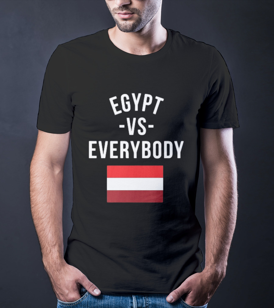 Egypt Vs Everybody Egyptian Pride Flag T-Shirt