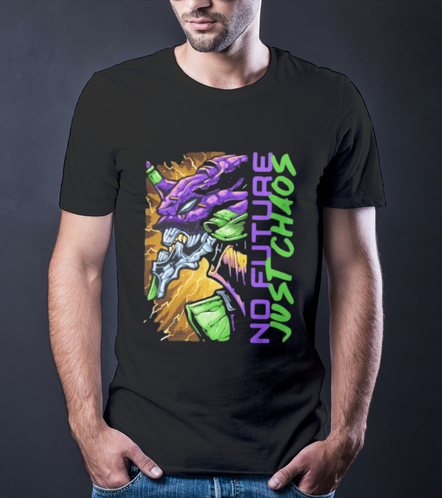 Evangelion Unit 01 No Future Just Chaos Neon Genesis Evangelion T-Shirt