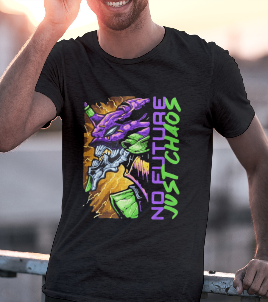 Evangelion Unit 01 No Future Just Chaos Neon Genesis Evangelion T-Shirt