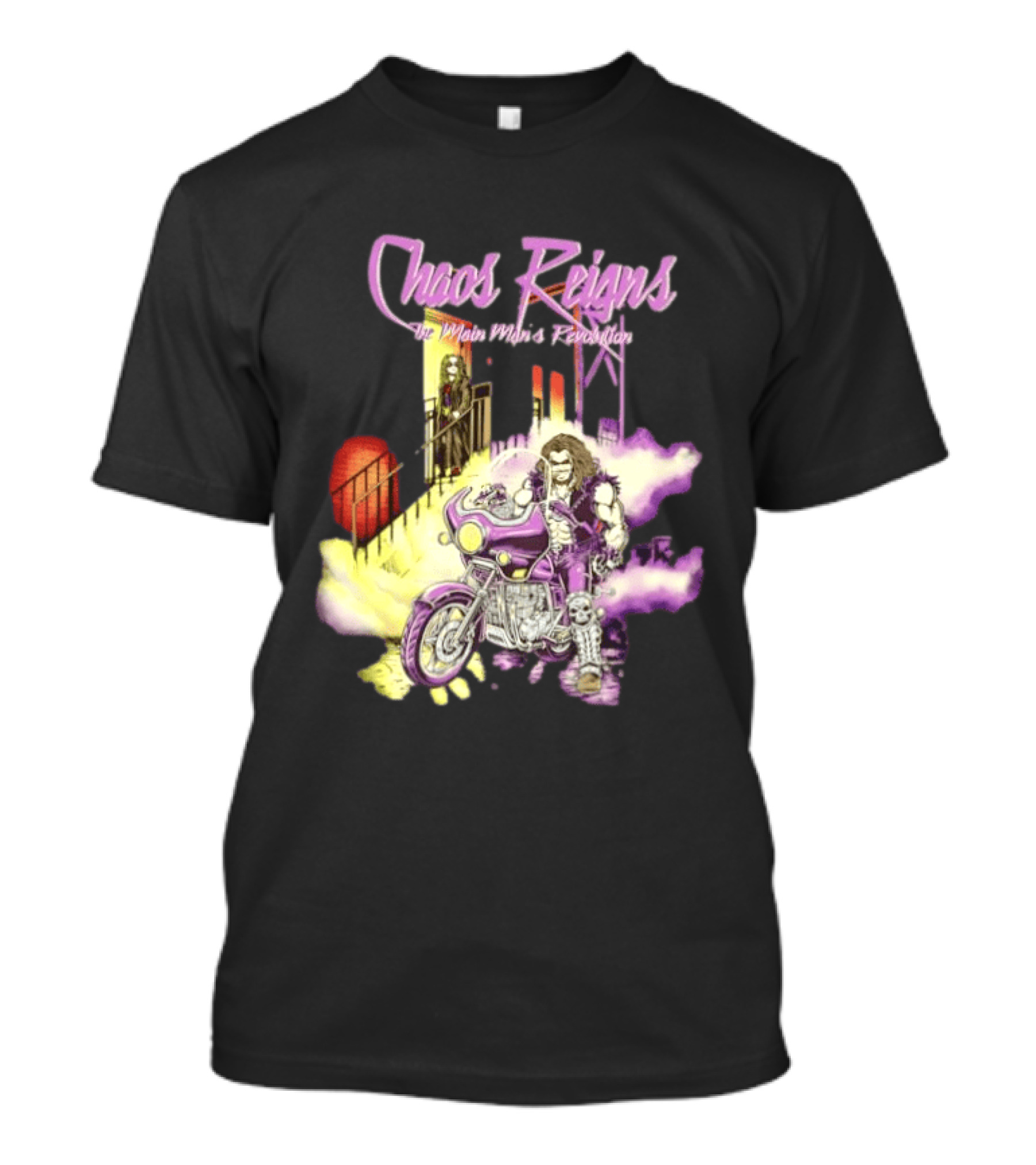 Chaos Reigns Lobo DC Comics Main Man's Revolution Motorcycle Rider T-Shirt