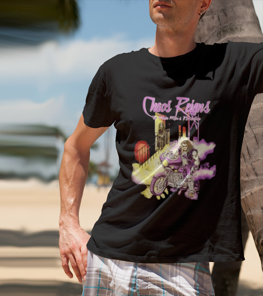 Chaos Reigns Lobo DC Comics Main Man's Revolution Motorcycle Rider T-Shirt