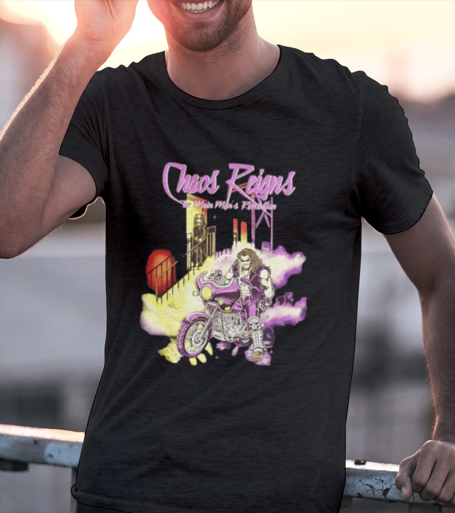 Chaos Reigns Lobo DC Comics Main Man's Revolution Motorcycle Rider T-Shirt