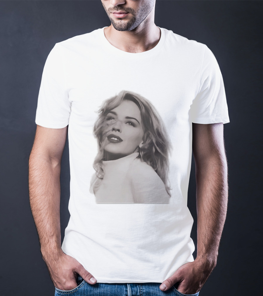 Kylie Minogue Iconic Music Star Portrait Vintage Aesthetic T-Shirt
