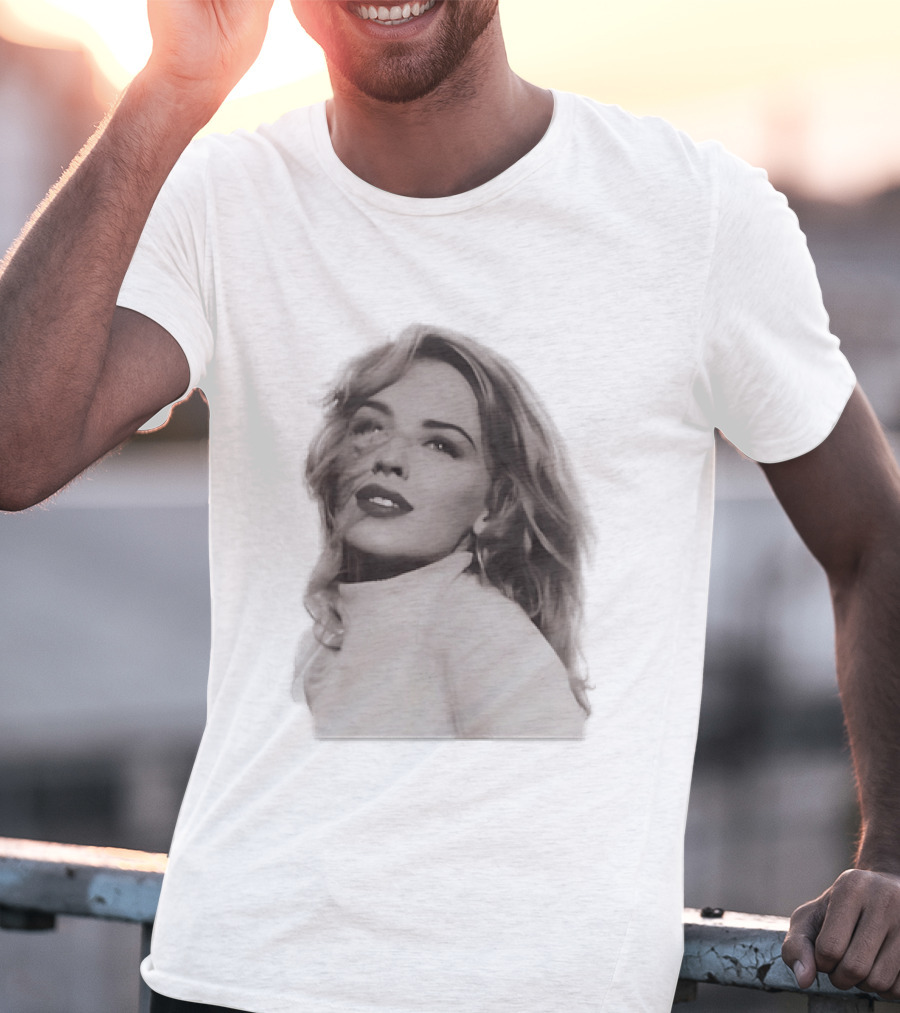 Kylie Minogue Iconic Music Star Portrait Vintage Aesthetic T-Shirt