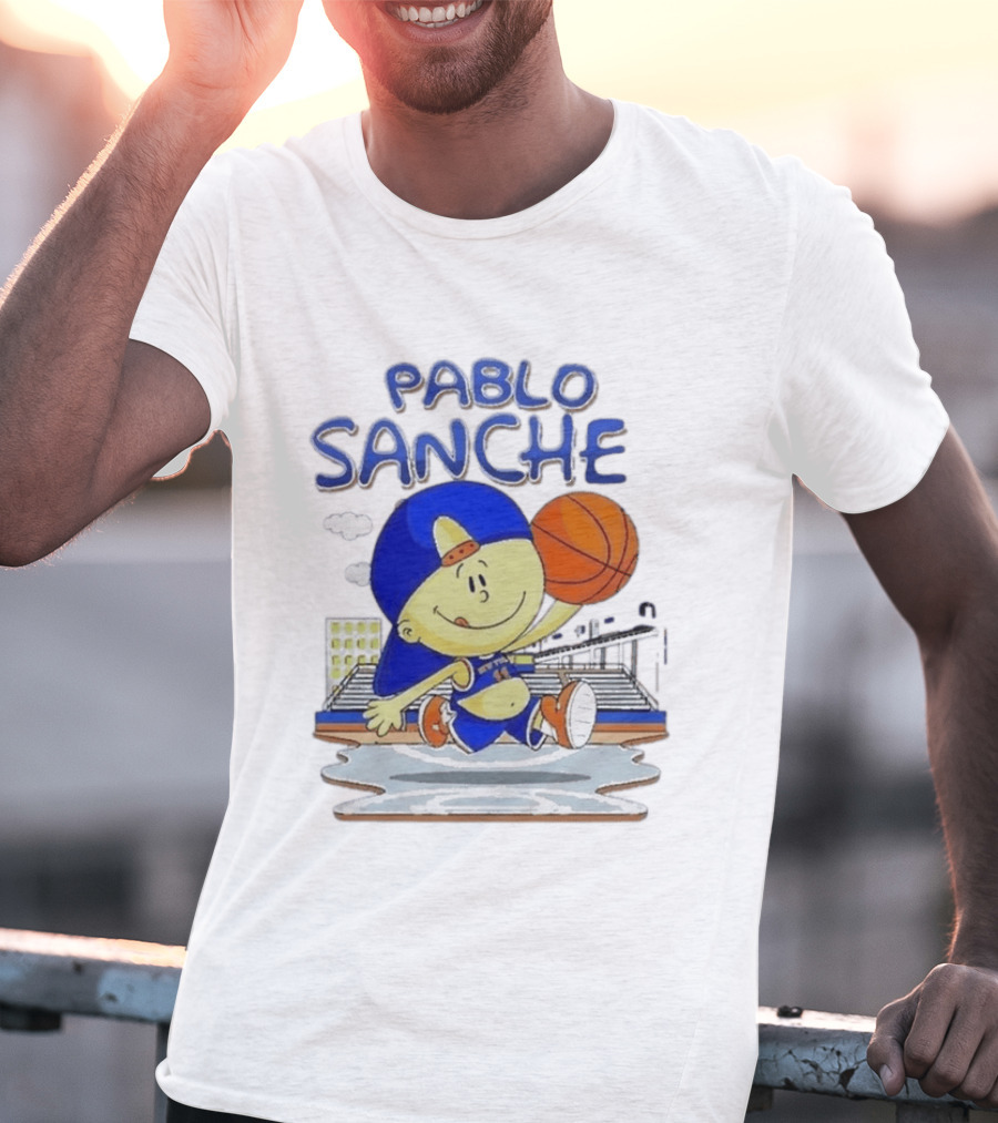 Pablo Sanchez Secret Weapon New York Basketball Court Playground Kid T-Shirt
