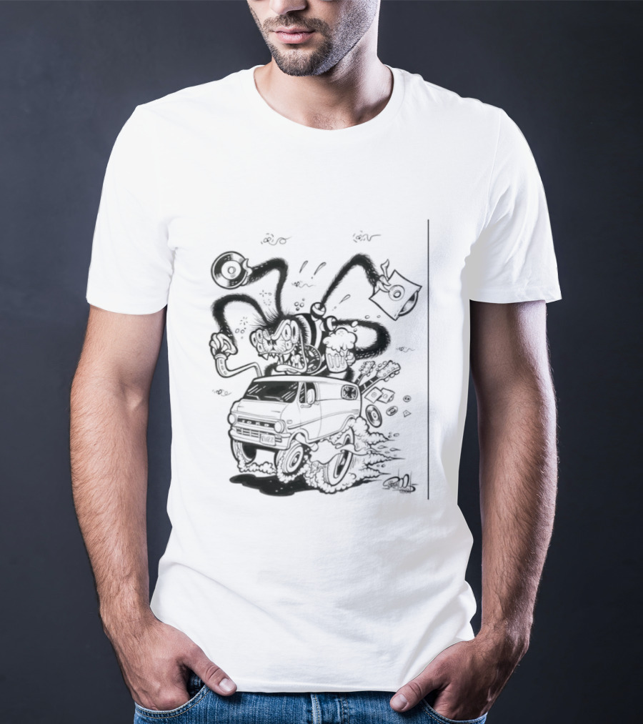 Spider 45 Fuzz Ford Tentacles Creature Adventure T-Shirt