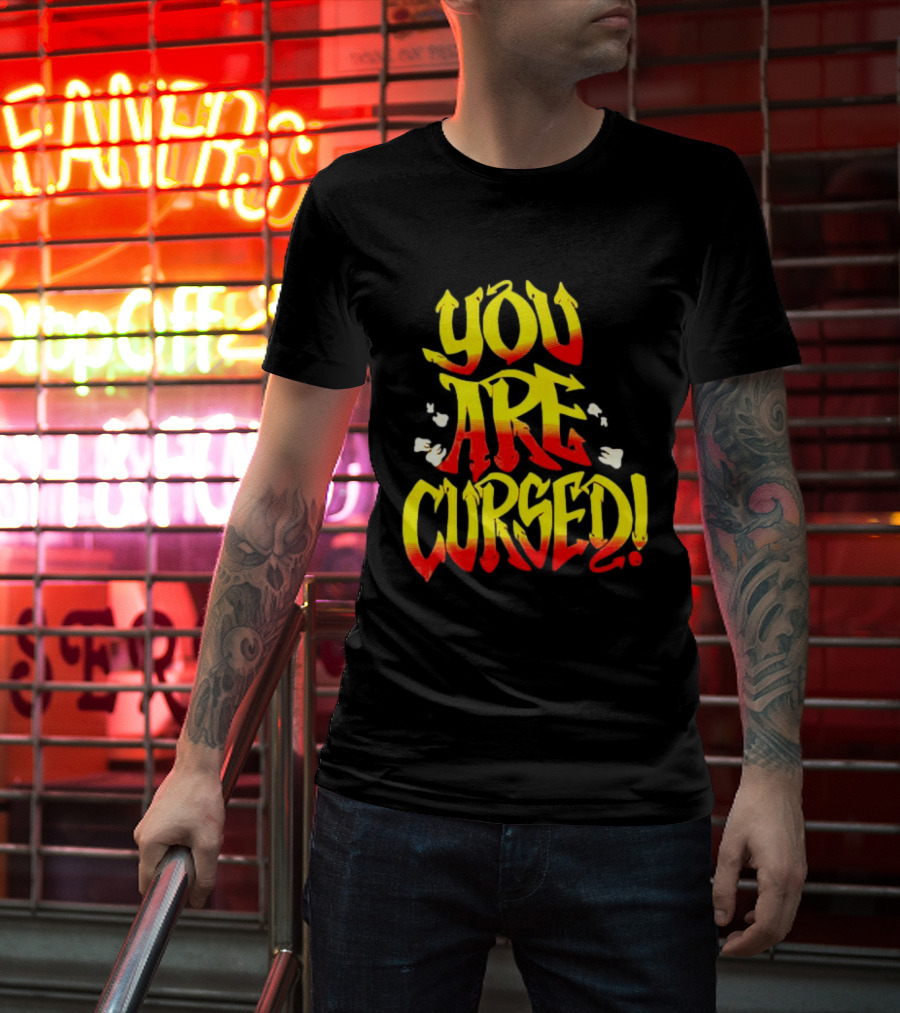 Danhausen You Are Cursed Bold Graffiti T-Shirt