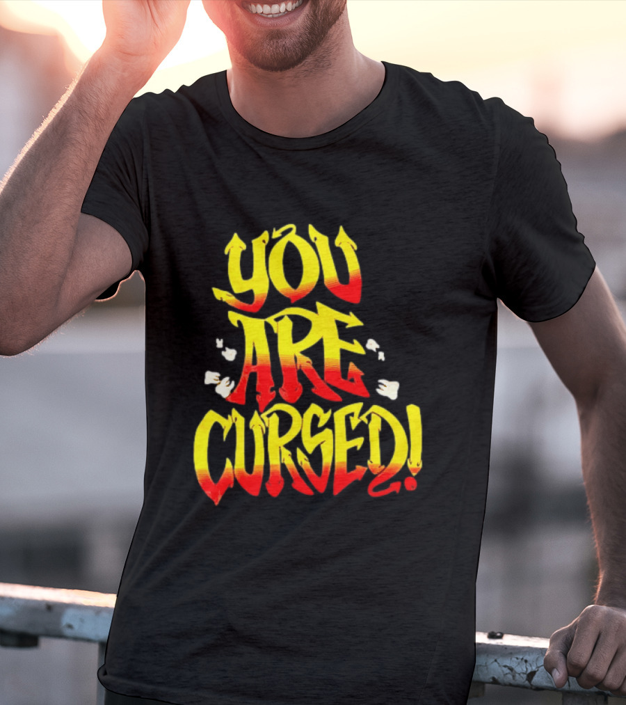 Danhausen You Are Cursed Bold Graffiti T-Shirt