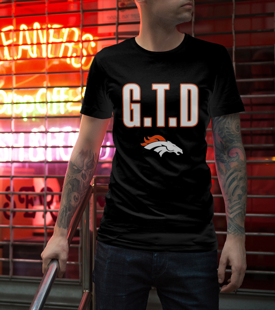 Denver Broncos GTD Official Team Merchandise T-Shirt