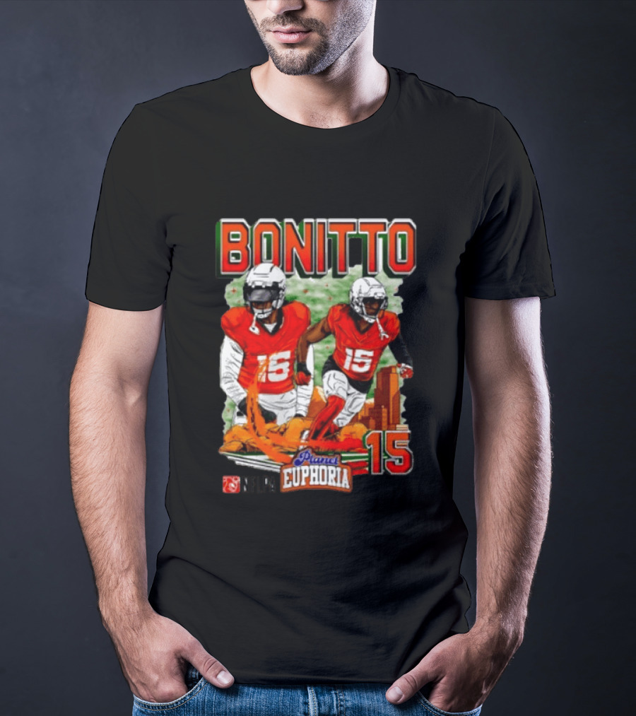BONITTO 15 NFLPA Planet Euphoria Denver Skyline T-Shirt