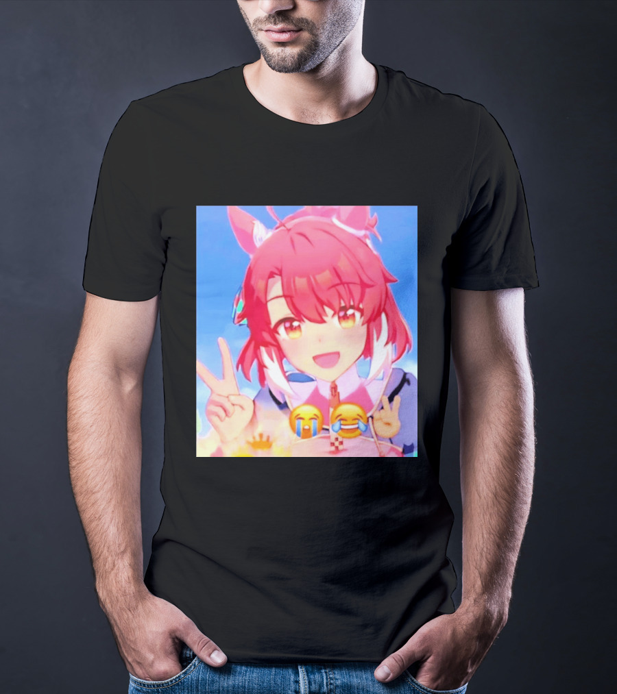 Happy Birthday Dantsu Flame 2026 Anime Character Peace Emoji T-Shirt