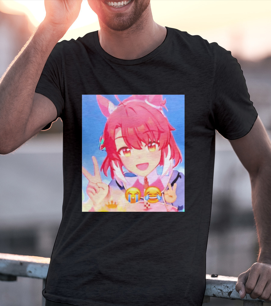 Happy Birthday Dantsu Flame 2026 Anime Character Peace Emoji T-Shirt