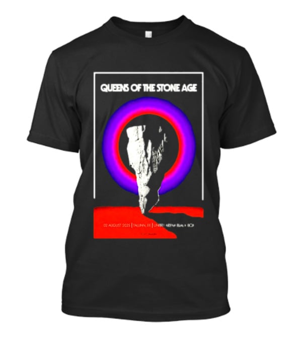 Queens Of The Stone Age 02 August 2025 Tallinn EE LHF Studio 47 Vintage Circle T-Shirt