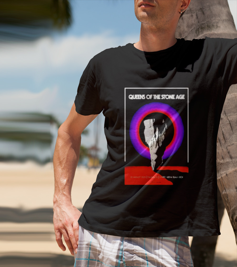 Queens Of The Stone Age 02 August 2025 Tallinn EE LHF Studio 47 Vintage Circle T-Shirt