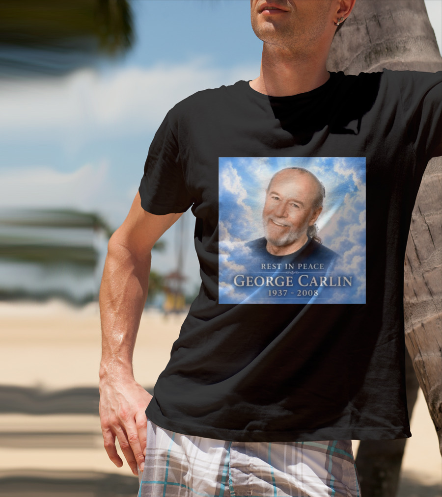 Rest In Peace George Carlin 1937 2008 Memorial T-Shirt