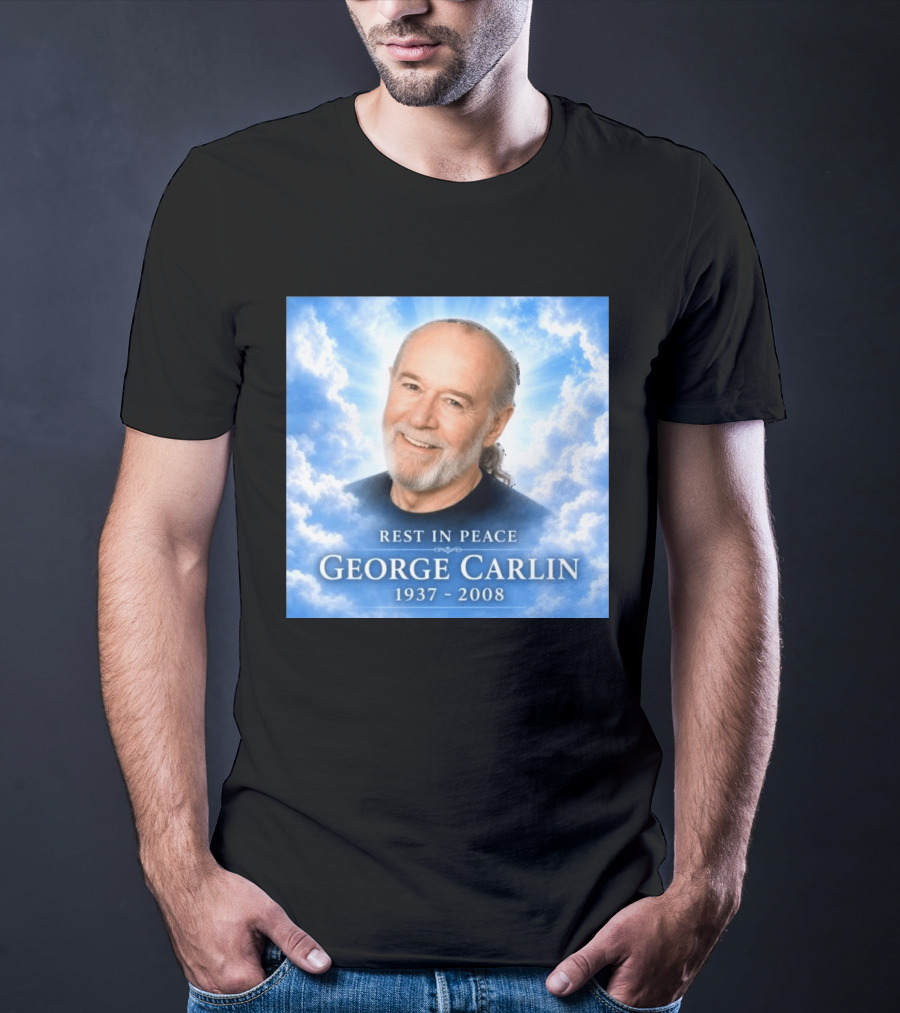 Rest In Peace George Carlin 1937 2008 Memorial T-Shirt