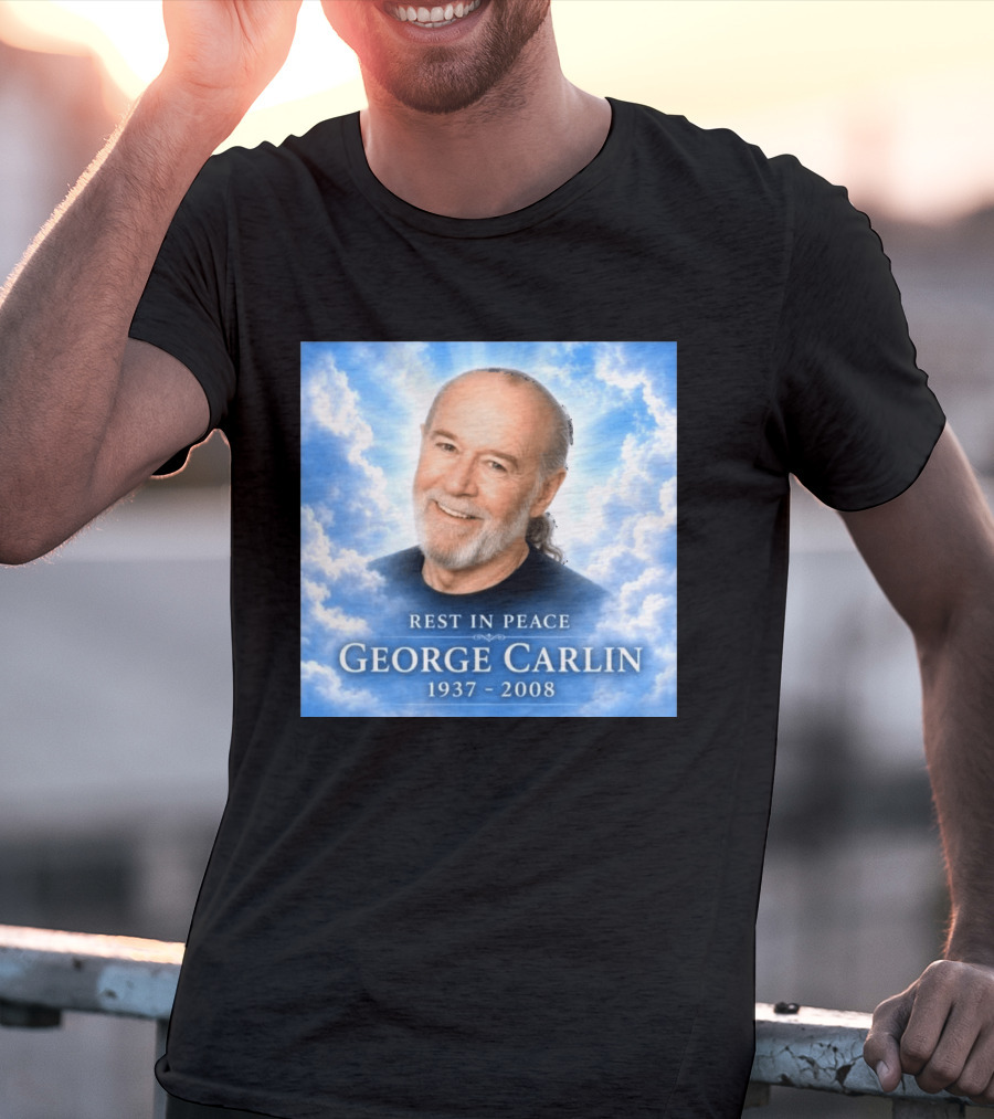 Rest In Peace George Carlin 1937 2008 Memorial T-Shirt