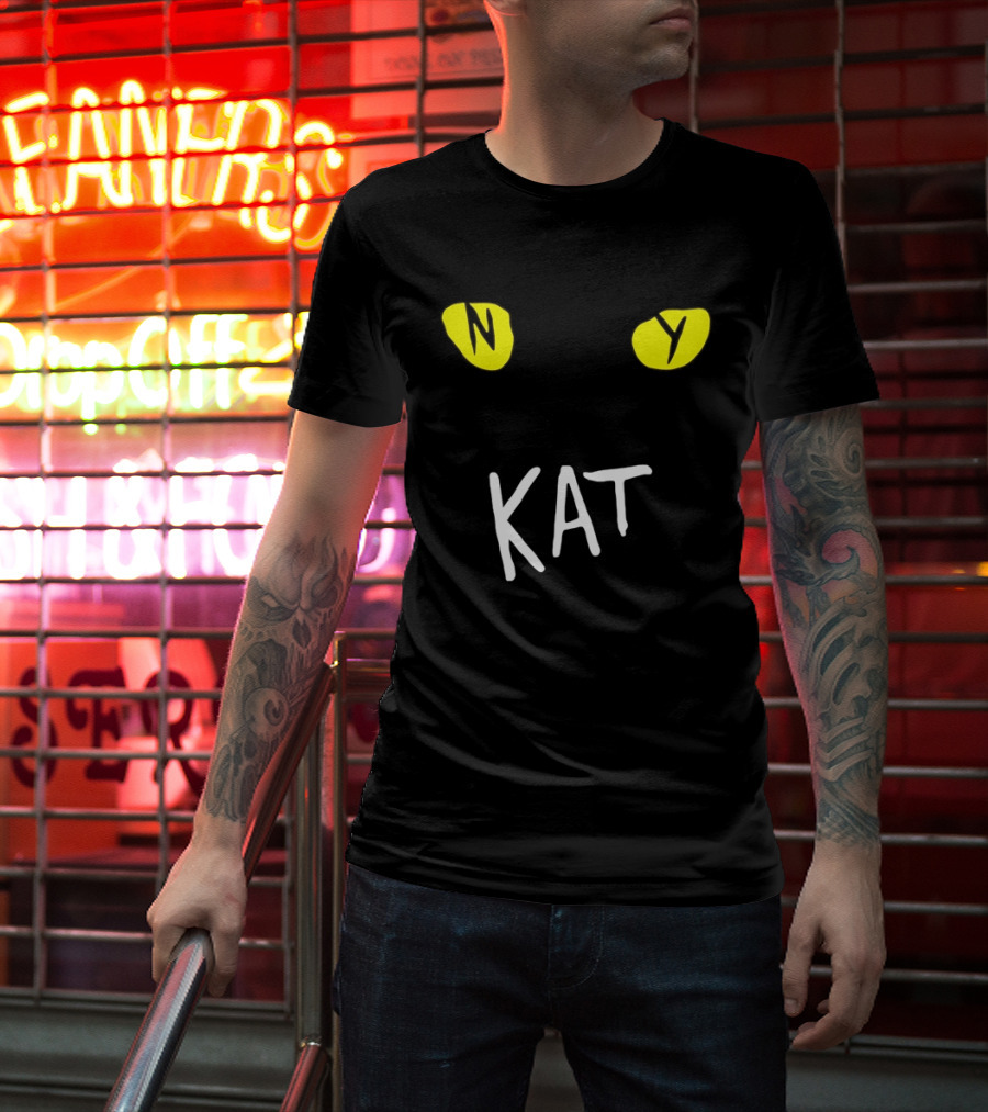 New York NY KAT Cat Eyes Karl Anthony Towns Knicks T-Shirt