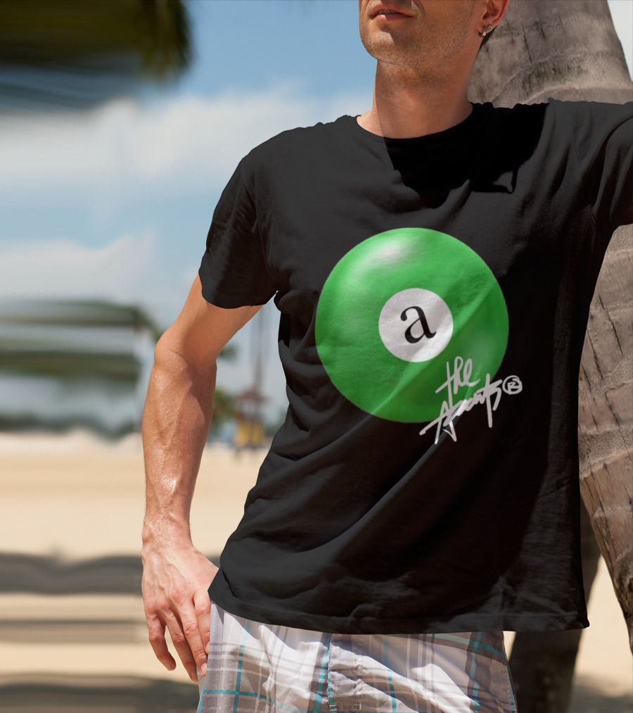 The Accents Collection Green Pool Ball Icon With Signature T-Shirt