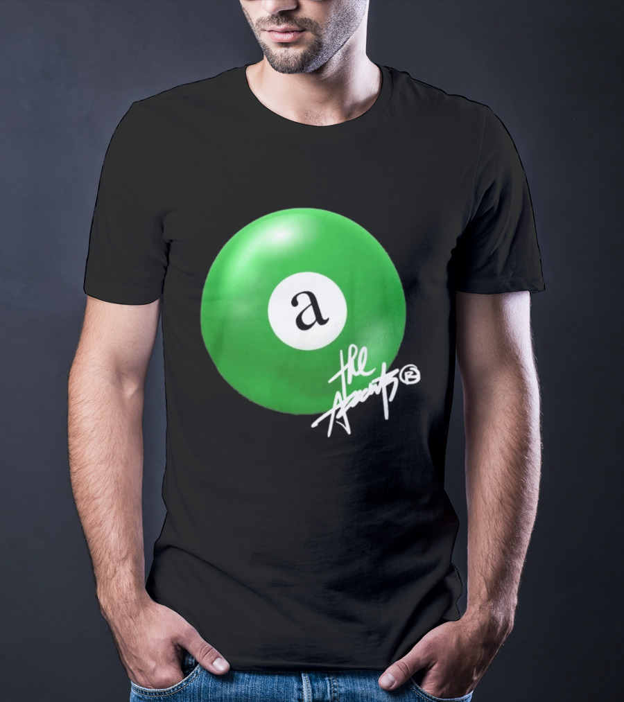 The Accents Collection Green Pool Ball Icon With Signature T-Shirt