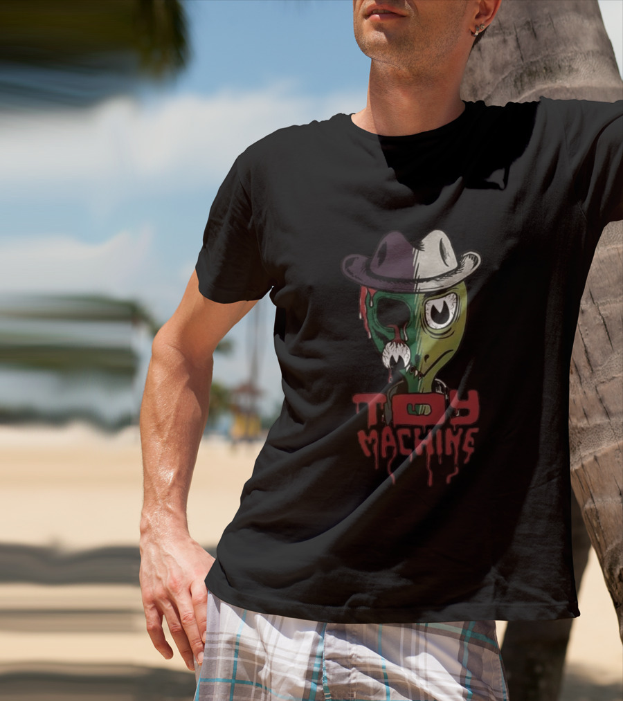 Toy Machine Half N' Half Zombie Alien Cowboy T-Shirt