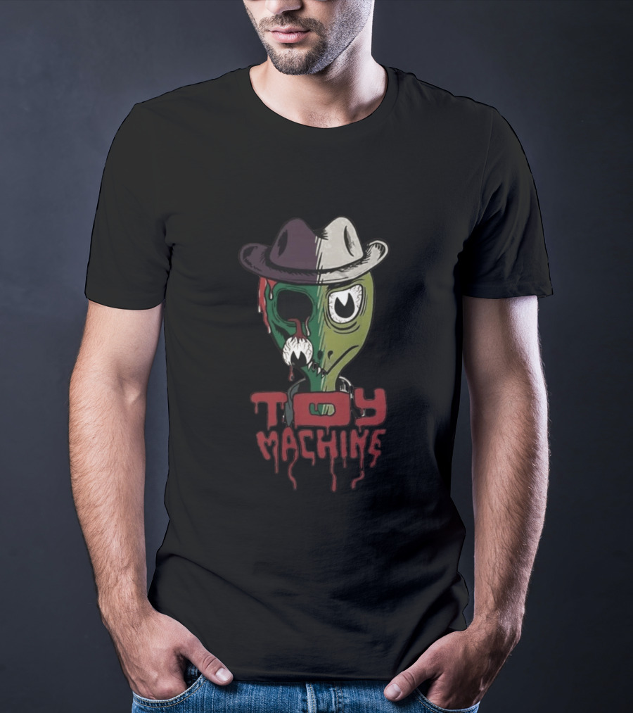 Toy Machine Half N' Half Zombie Alien Cowboy T-Shirt