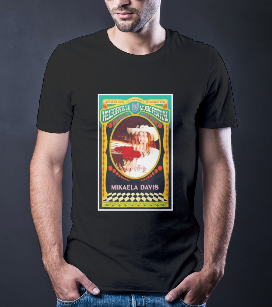 Nelsonville Music Festival 20th Anniversary Mikaela Davis June 18 21 2026 Nelsonville Ohio T-Shirt