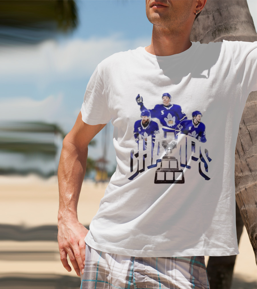 Toronto Marlies Champions Dakota Mermis Easton Cowan Landon Sim 2026 Calder Cup T-Shirt