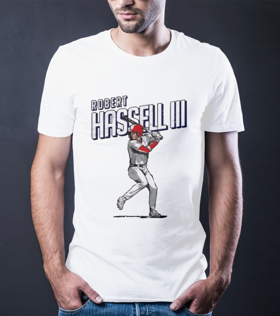 Robert Hassell III Baseball Player Washington Nationals T-Shirt