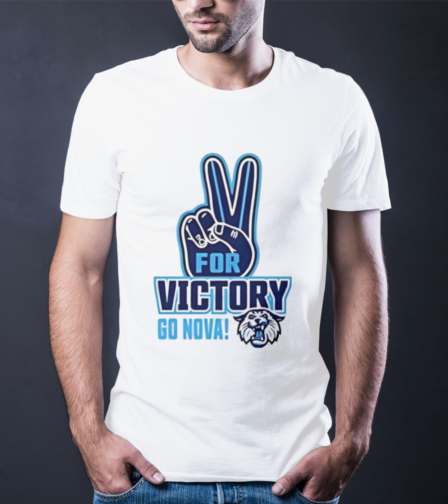 V For Victory Go Nova Wildcat T-Shirt