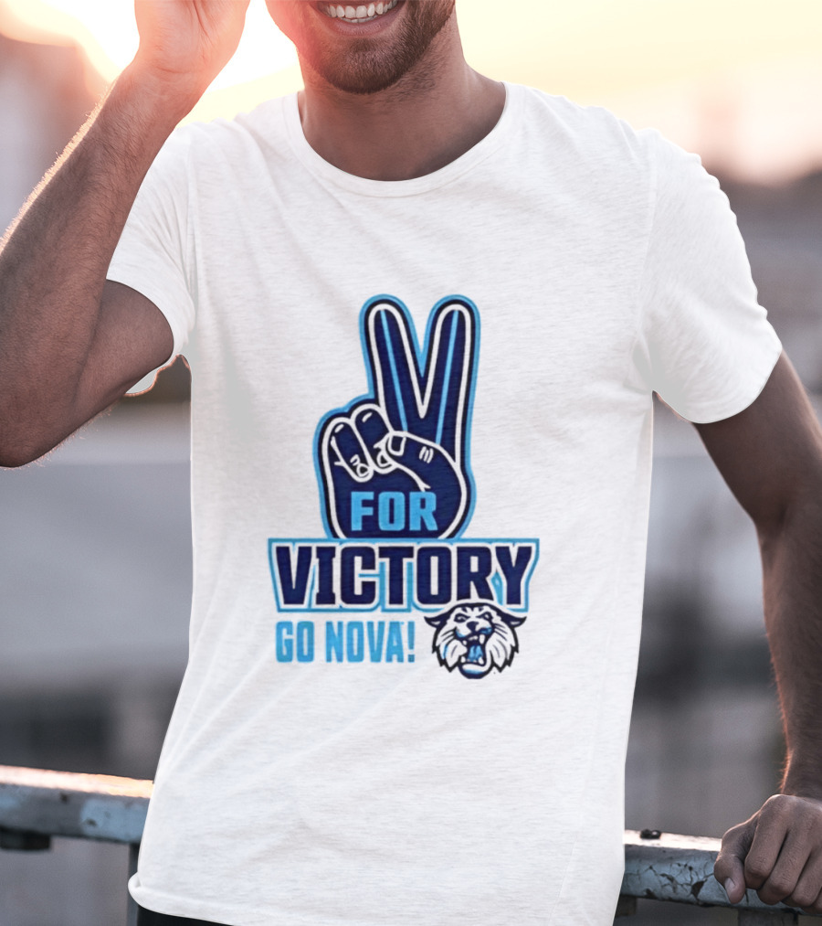V For Victory Go Nova Wildcat T-Shirt