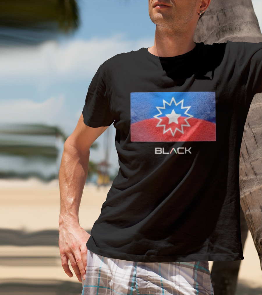 Actively Black Juneteenth Star Flag Celebration T-Shirt