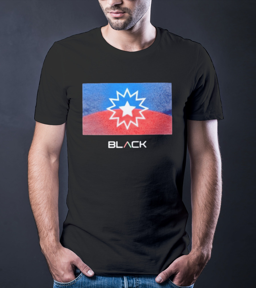 Actively Black Juneteenth Star Flag Celebration T-Shirt