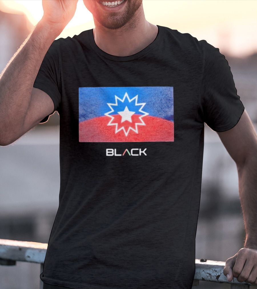 Actively Black Juneteenth Star Flag Celebration T-Shirt