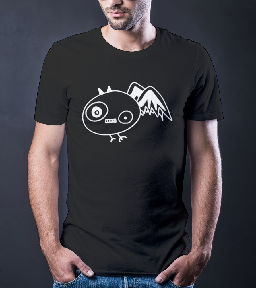 Mountain Bat Halloween Creepy Cartoon Creature With Wings T-Shirt