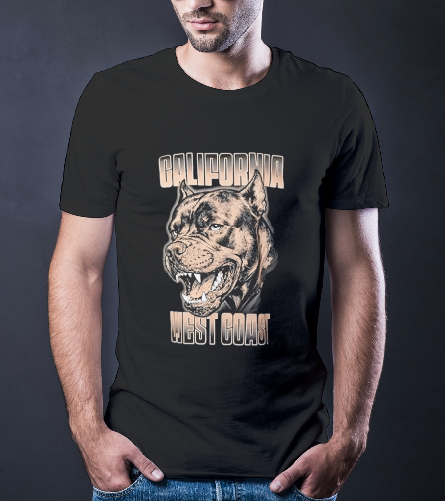 California West Coast Pit Bull T-Shirt