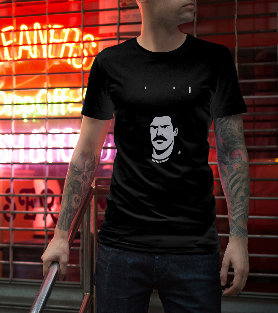 THEY RE CHIMPIN OUT Retro Mustache T-Shirt