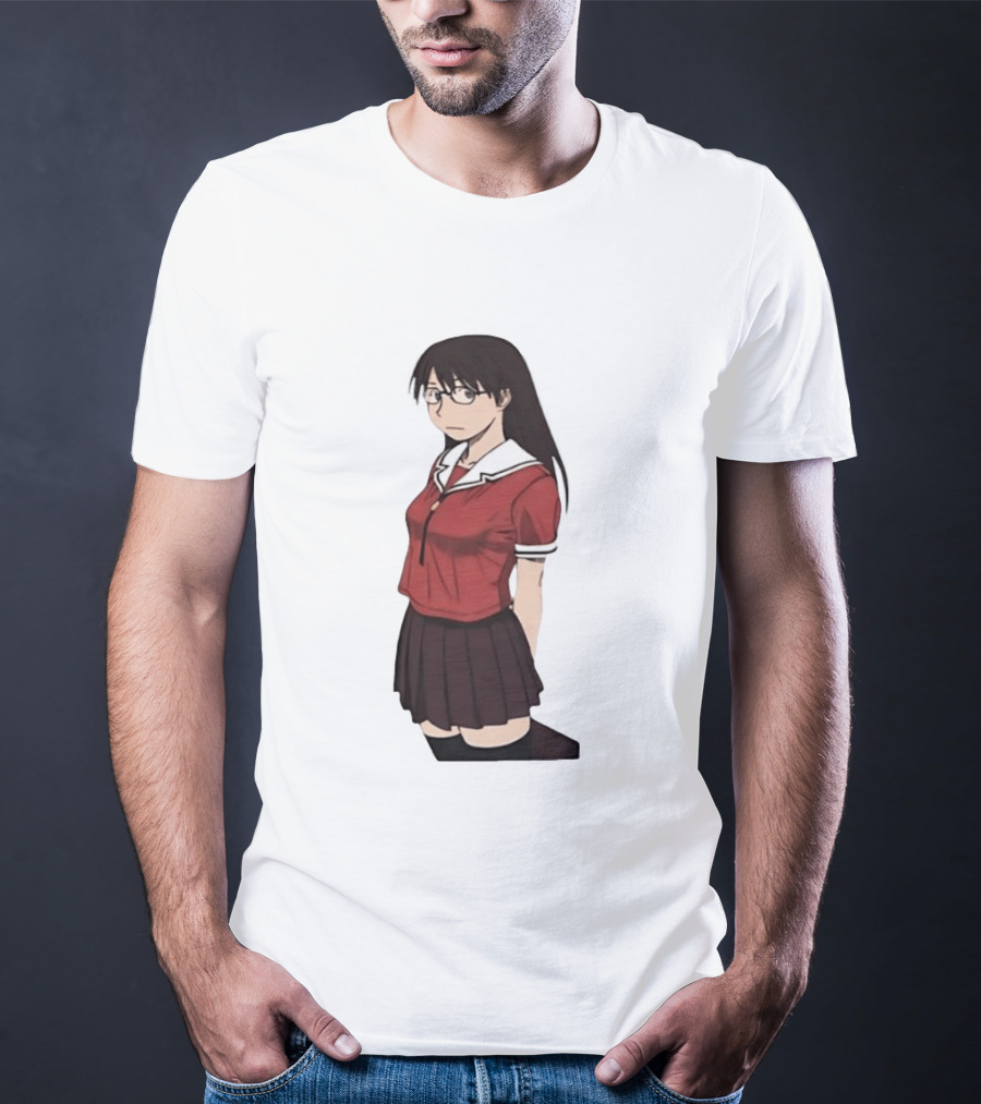 Azumanga Daioh Anime Yomi Character Red Outfit T-Shirt