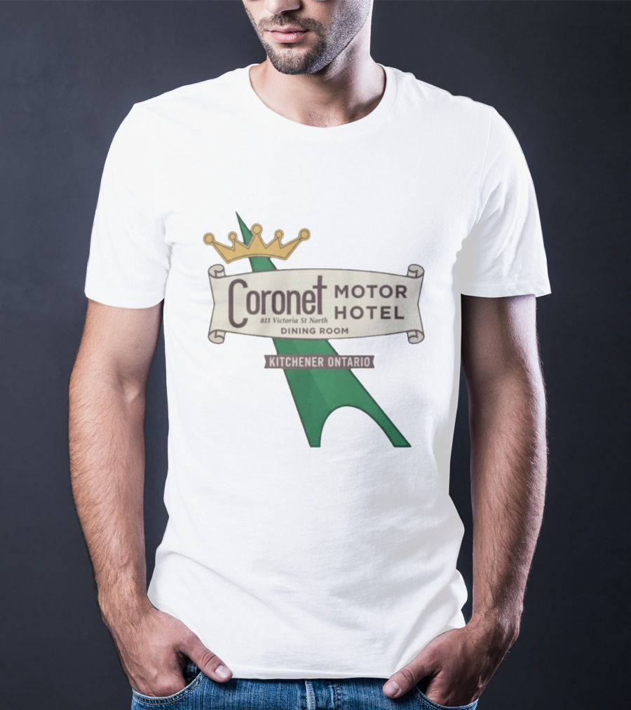 Coronet Motor Hotel 811 Victoria St North Kitchener Ontario Dining Room T-Shirt