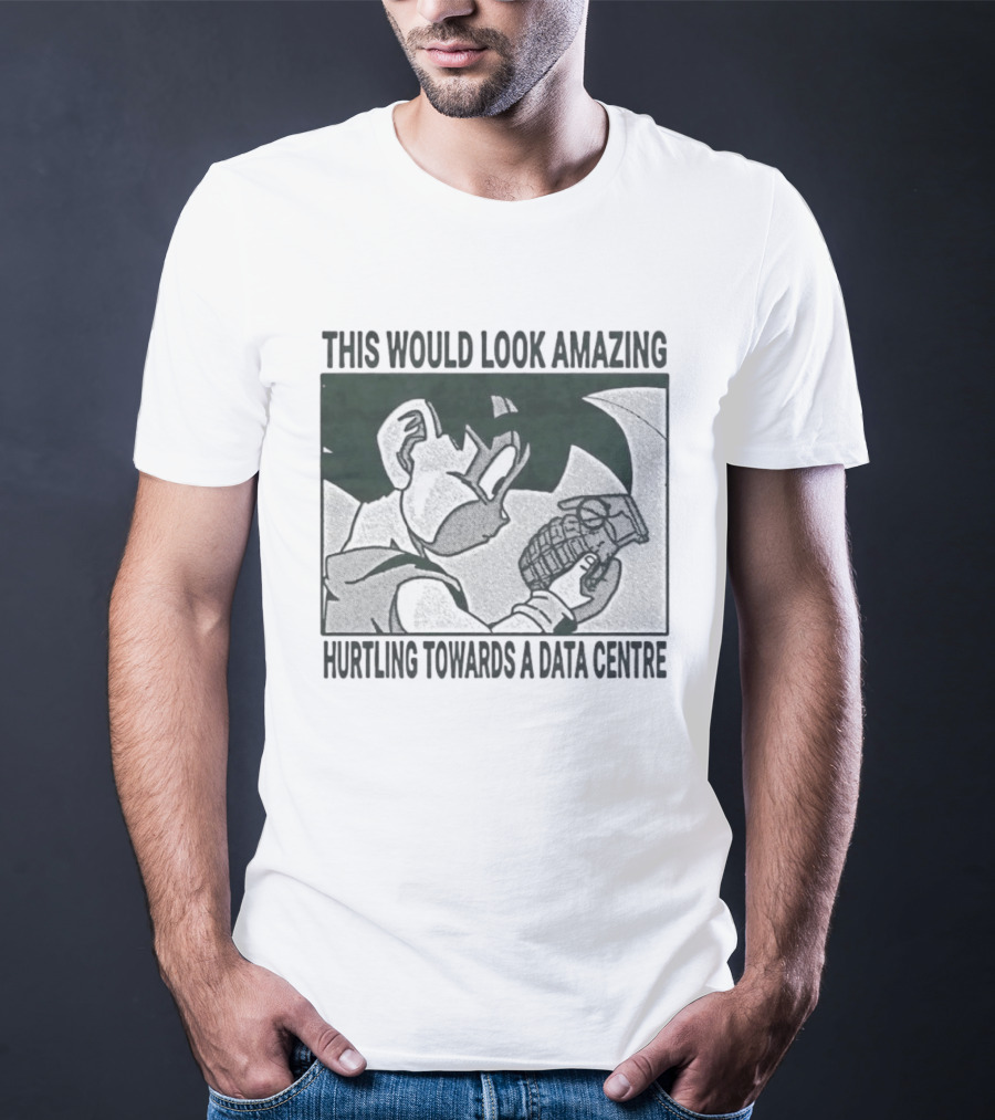 Son Goku Grenade This Would Look Amazing Hurtling Towards A Data Centre T-Shirt