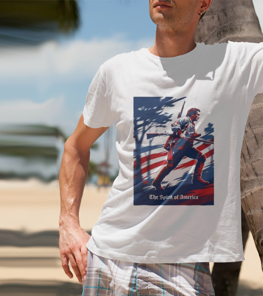The Spirit Of America Benjamin Martin The Patriot Revolutionary T-Shirt