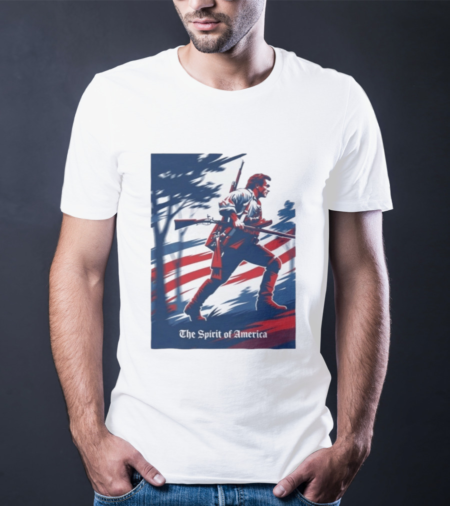 The Spirit Of America Benjamin Martin The Patriot Revolutionary T-Shirt