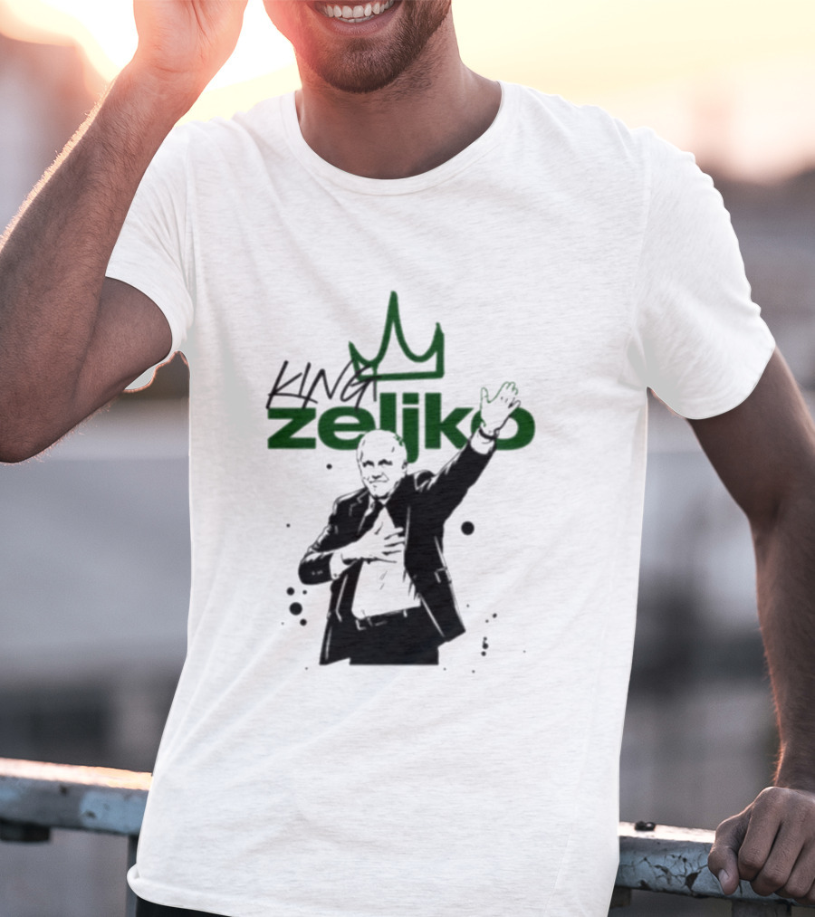 King Zeliko Regal Gesture With Crown T-Shirt