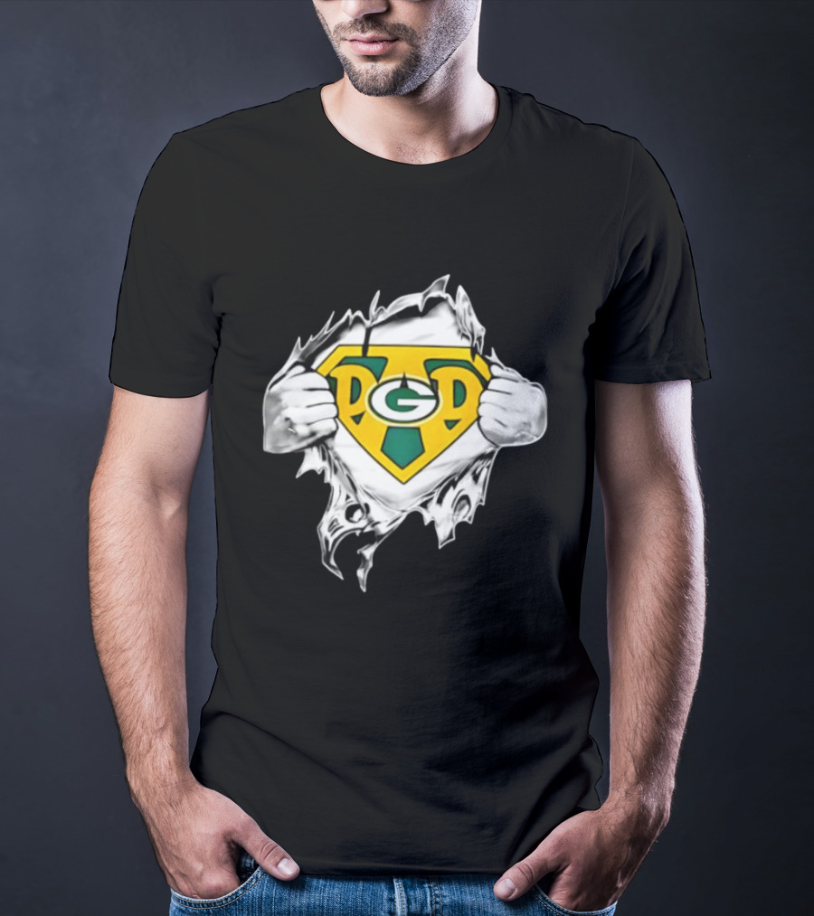 Green Bay Packers Super Dad PGD Father's Day T-Shirt