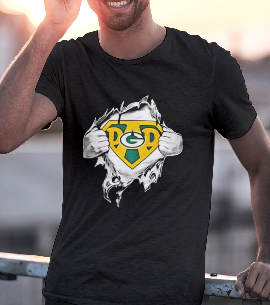 Green Bay Packers Super Dad PGD Father's Day T-Shirt