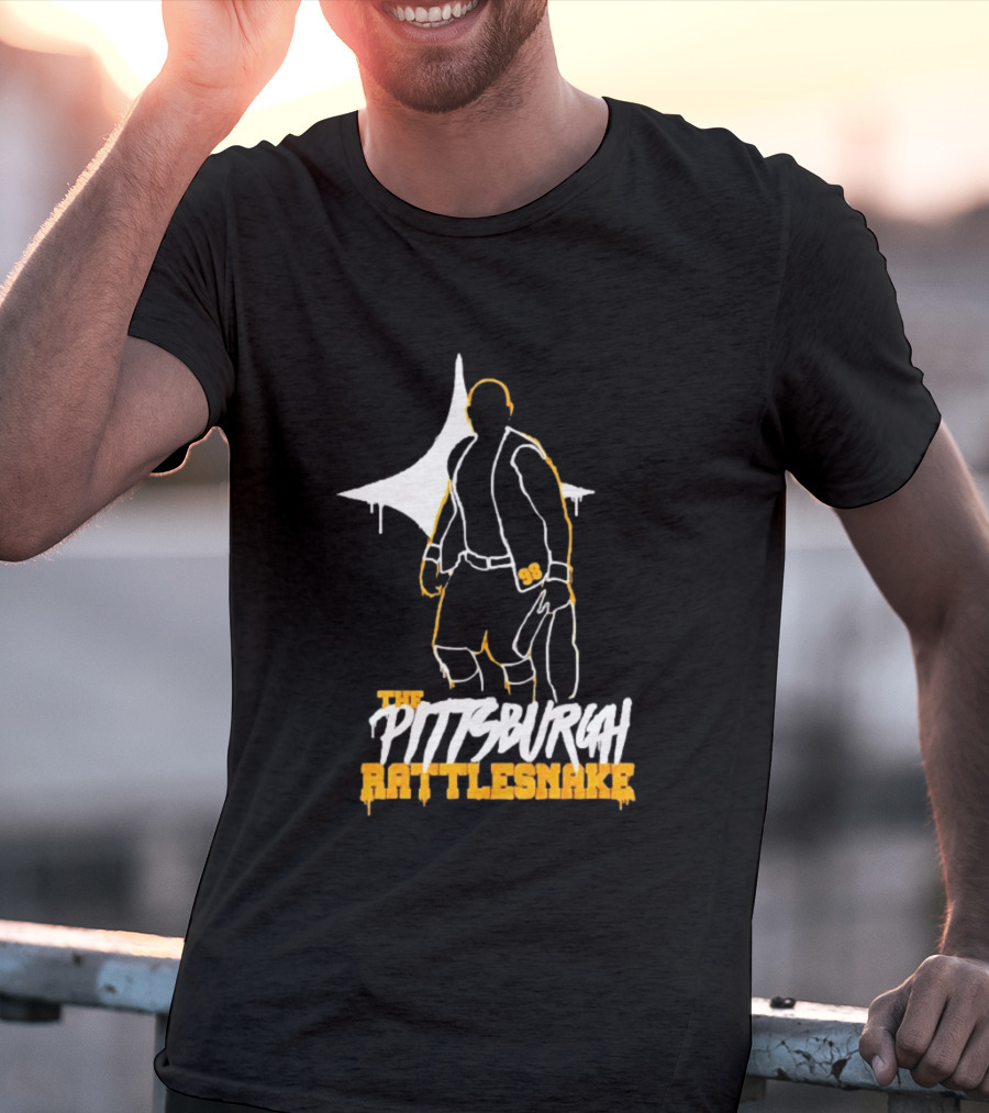 Steve Austin Pittsburgh Steelers The Pittsburgh Rattlesnake 98 T-Shirt