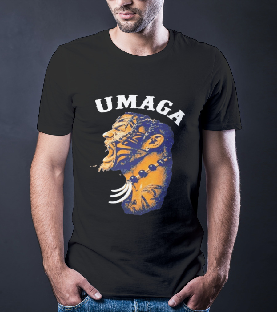 Umaga Samoan Bulldozer Wrestling Face Paint T-Shirt