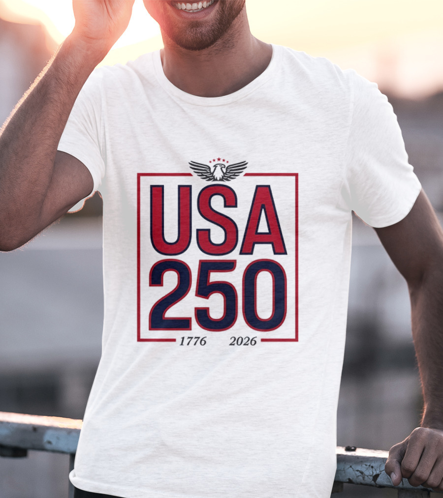 USA 250 Semiquincentennial Eagle 1776 2026 Anniversary T-Shirt