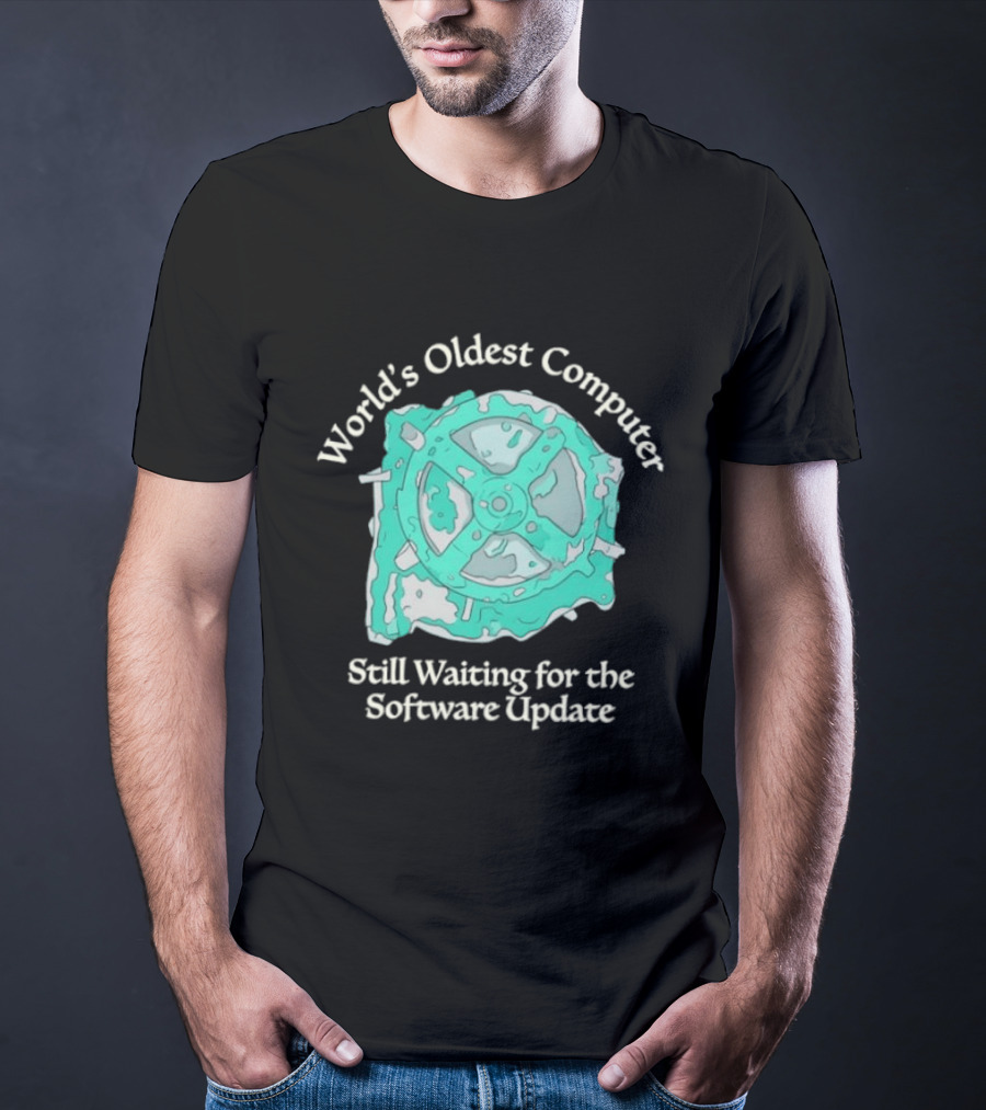 Antikythera Mechanism World's Oldest Computer Still Waiting For The Software Update T-Shirt