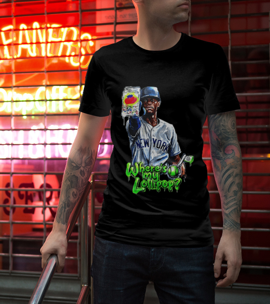 New York Mets Curtis Granderson Where's My Lollipop T-Shirt